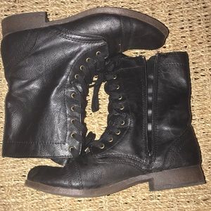 Black Combat Boots